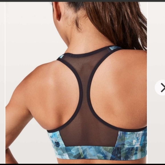 Lululemon Speed Up Bra 4 Sun dazed multi Blue - Picture 6 of 7